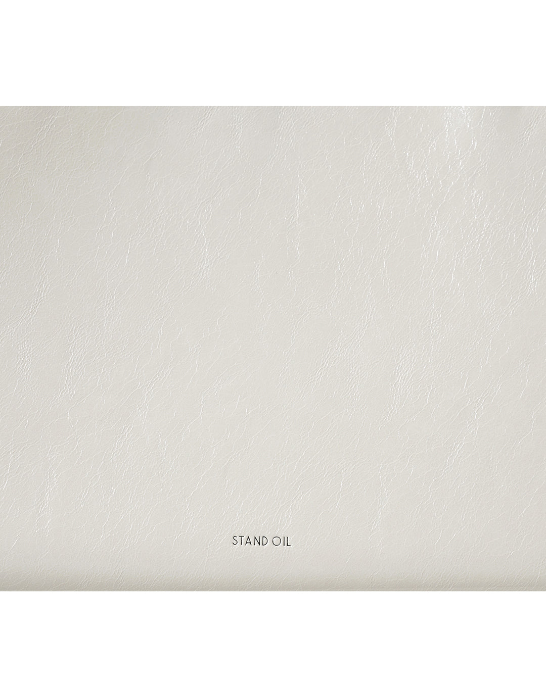 Stand Oil Oblong Bag — Sculptural Shoulder Crossbody — Cream