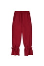 Matin Kim String Detail Sweatpants — Red