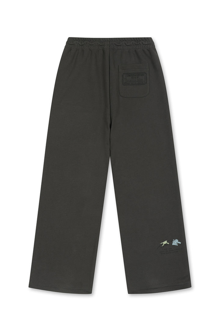 Matin Kim Graffiti Artwork Sweatpants — Charcoal