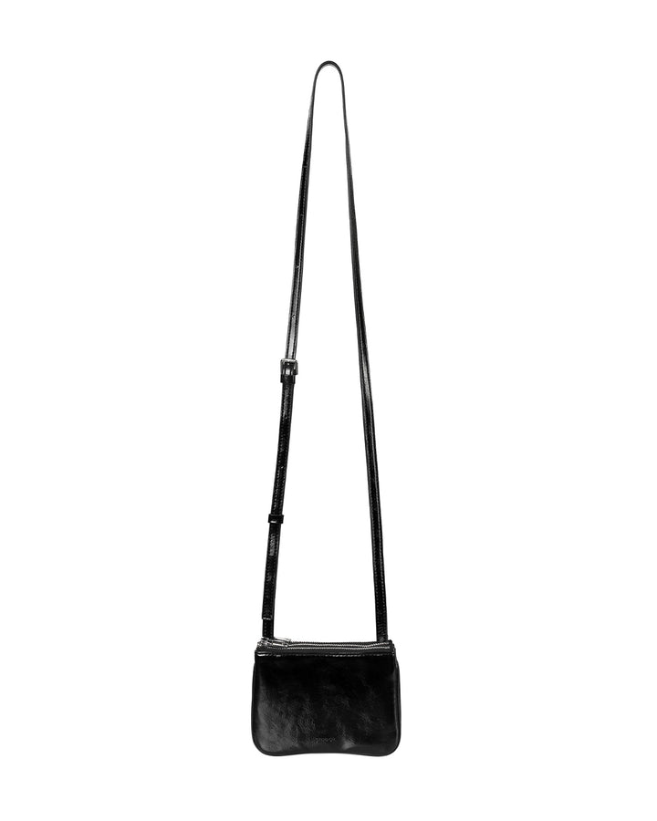 Stand Oil Cookie Accordion Bag — Black