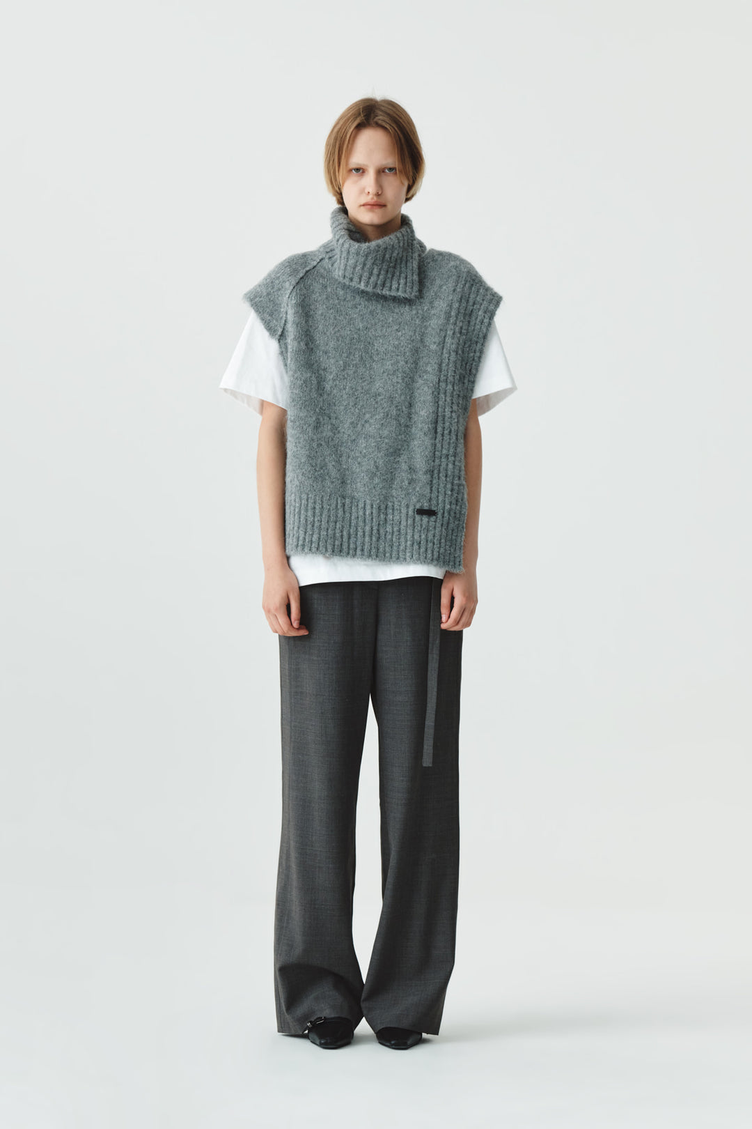 KIMMATIN Pocket Point Padded Shirt Jumper — Brown
