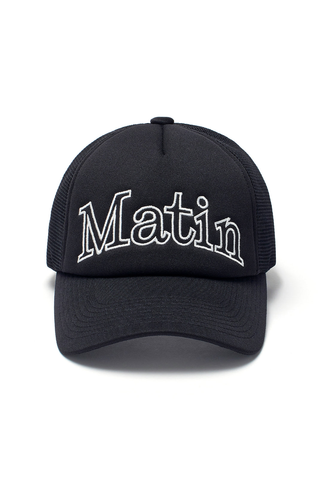 Matin Kim Mesh Trucker Ball Cap — Black