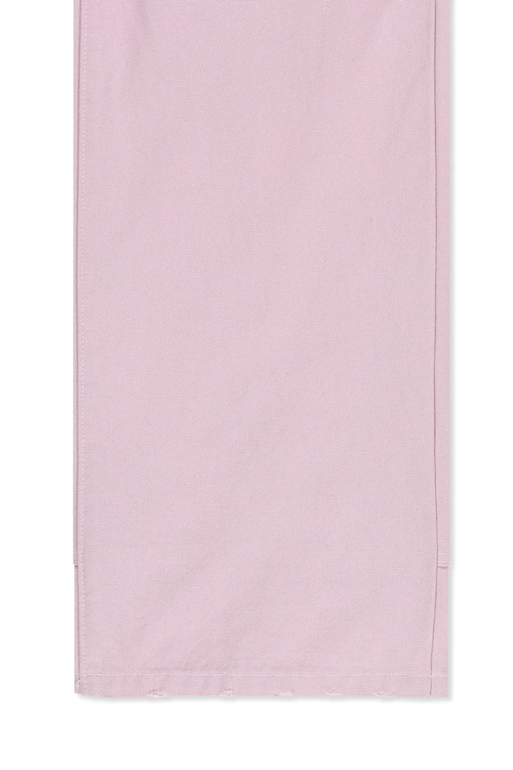 Matin Kim Destroyed Color Dyeing Denim — Pink