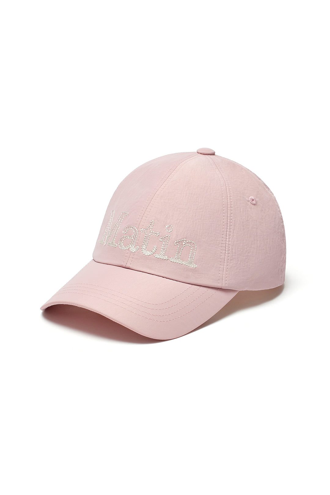 Matin Kim Glossy Ball Cap — Pink