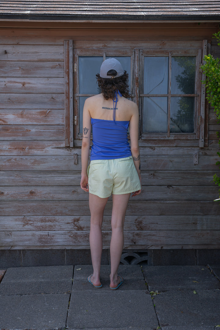 Matin Kim String Halter Neck Tank — Blue