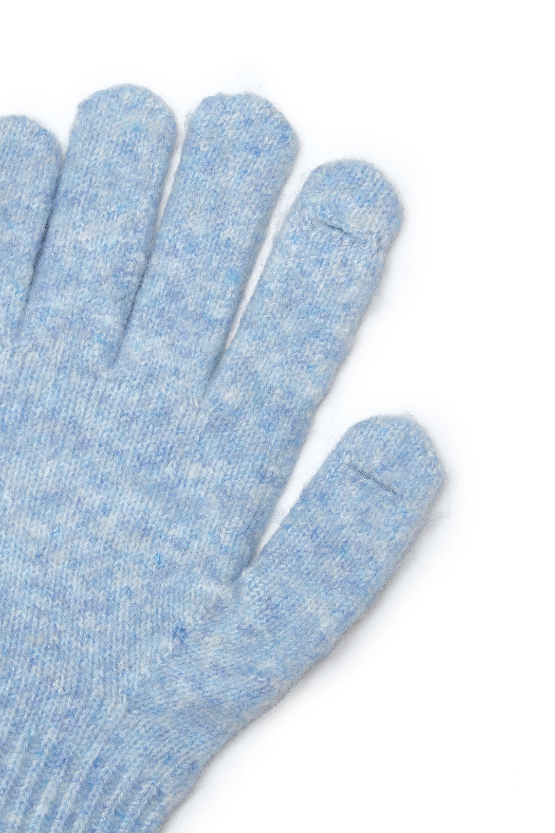 Matin Kim Ribbon Finger Hole Gloves — Light Blue