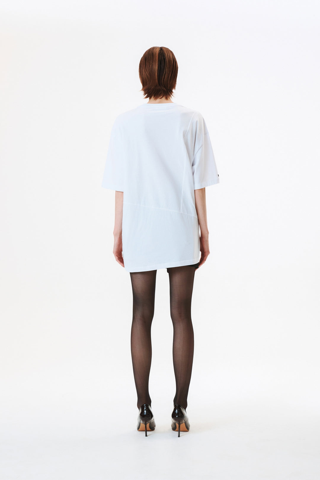 KIMMATIN Hook and Eye Point Two Way Top — White