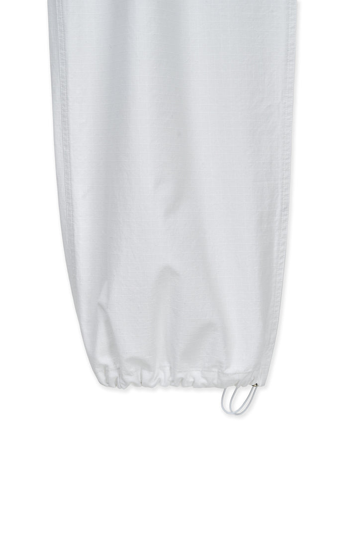Matin Kim Drawstring Hem Cargo Pants — Ivory