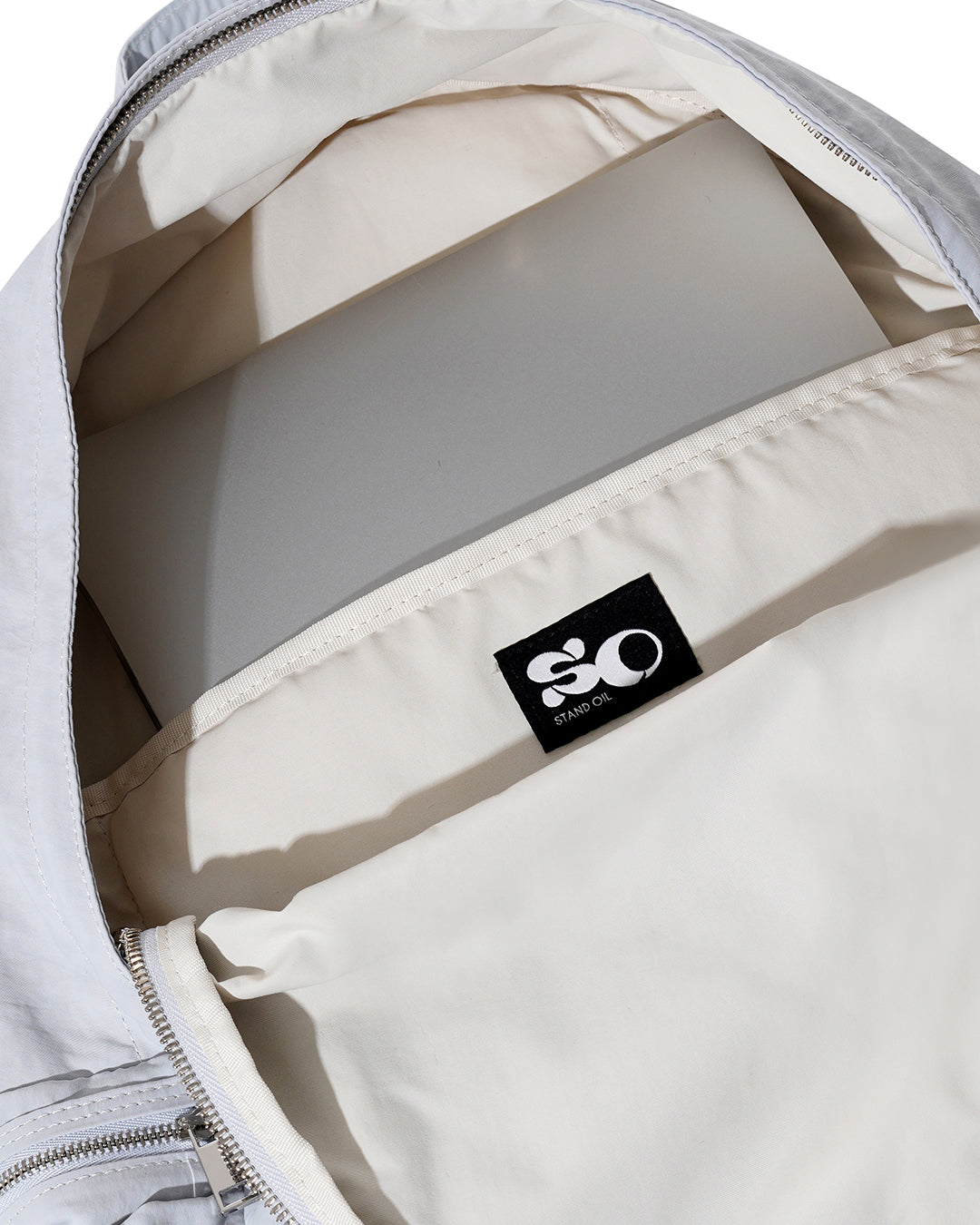 Stand Oil Tied Backpack — Fog Blue