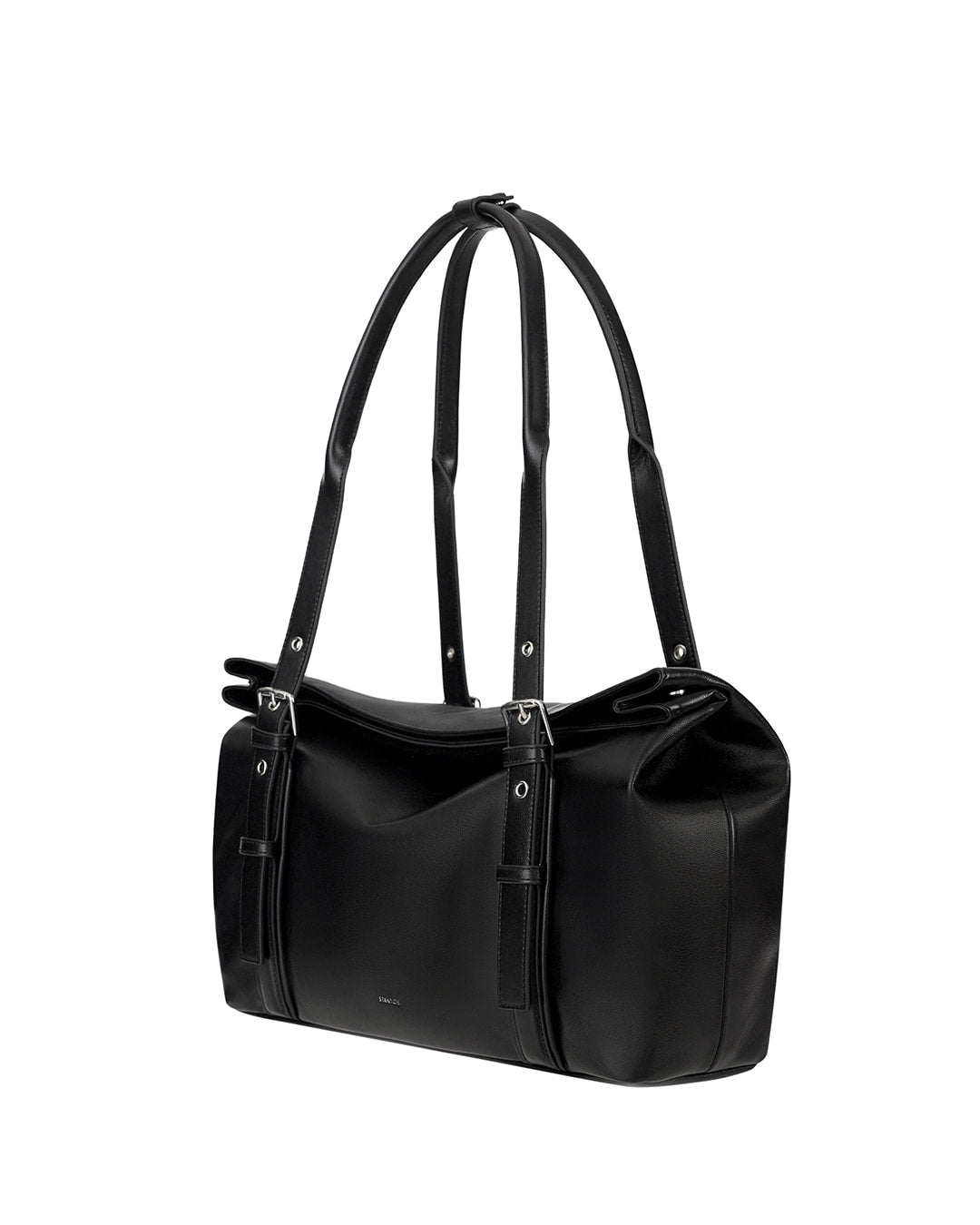 Stand Oil Velow Bag — Sculptural Crossbody — Black