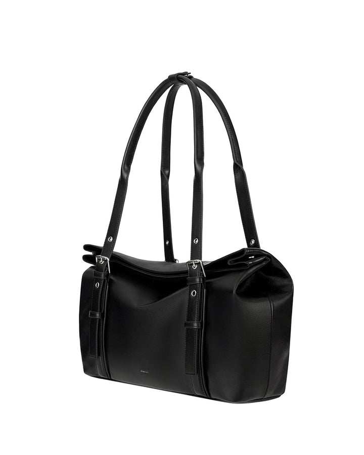 Stand Oil Velow Bag — Sculptural Crossbody — Black