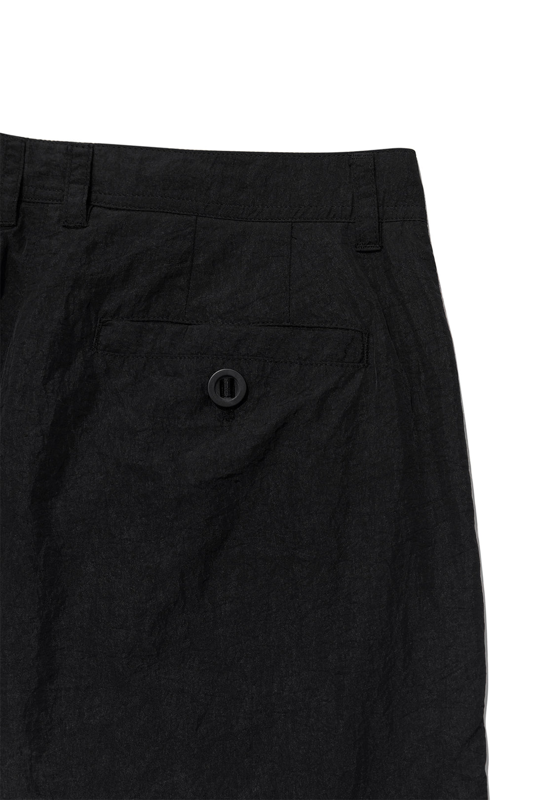 Matin Kim String Nylon Cargo Pants — Black