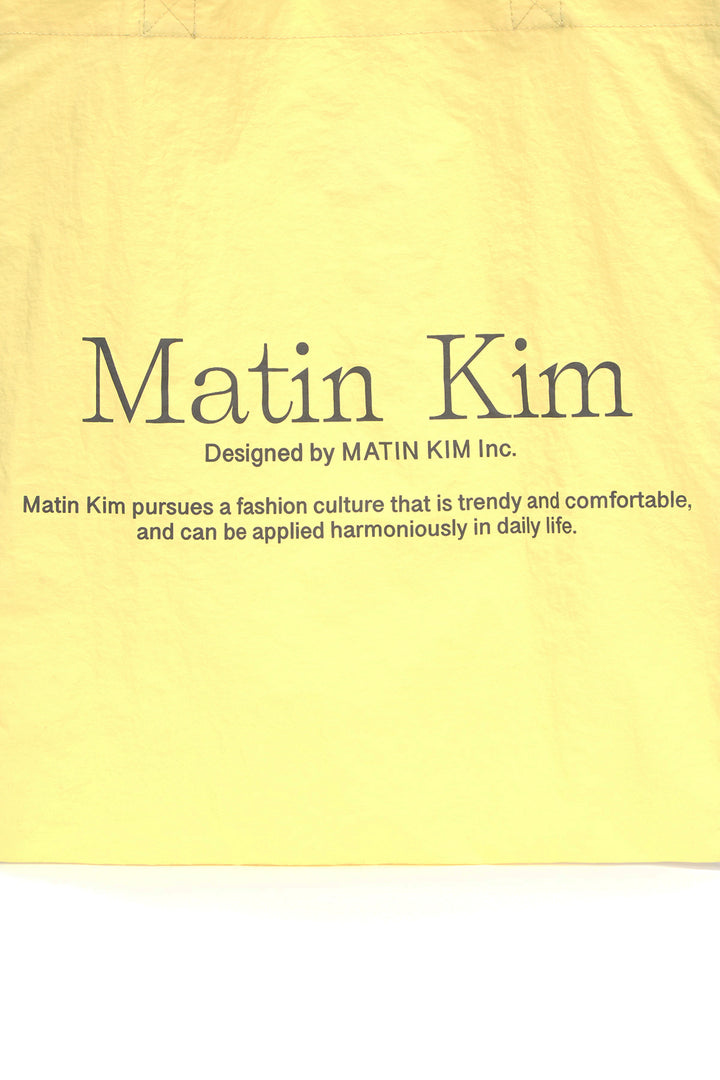 Matin Kim Palette Nylon Eco Bag — Yellow