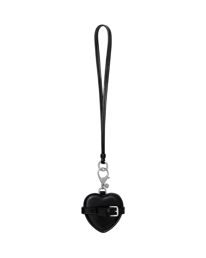 Stand Oil Belted Mirror Keyring — Black