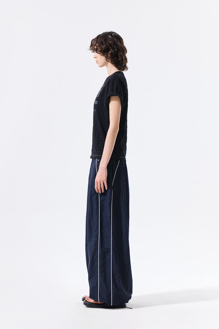 Matin Kim 16 Logo Track Pants — Navy blue