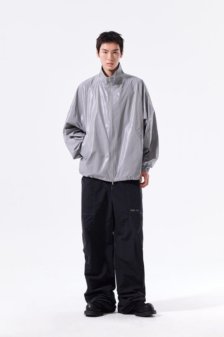 Matin Kim Multi Panel Parachute Pants — Black