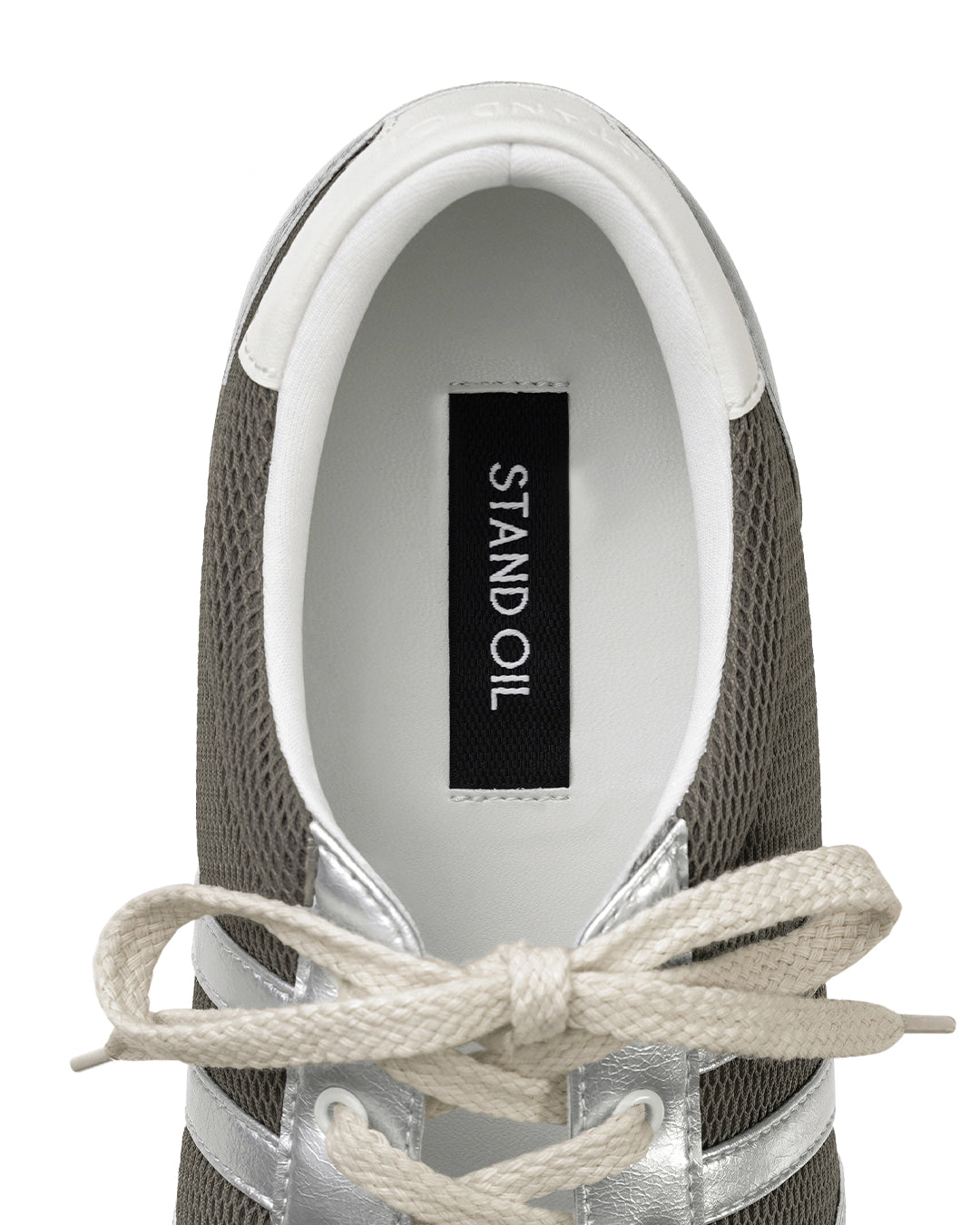 Stand Oil Morrow Square Sneakers — Silver
