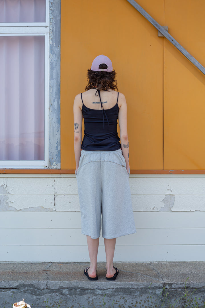 Matin Kim String Halter Neck Tank — Black