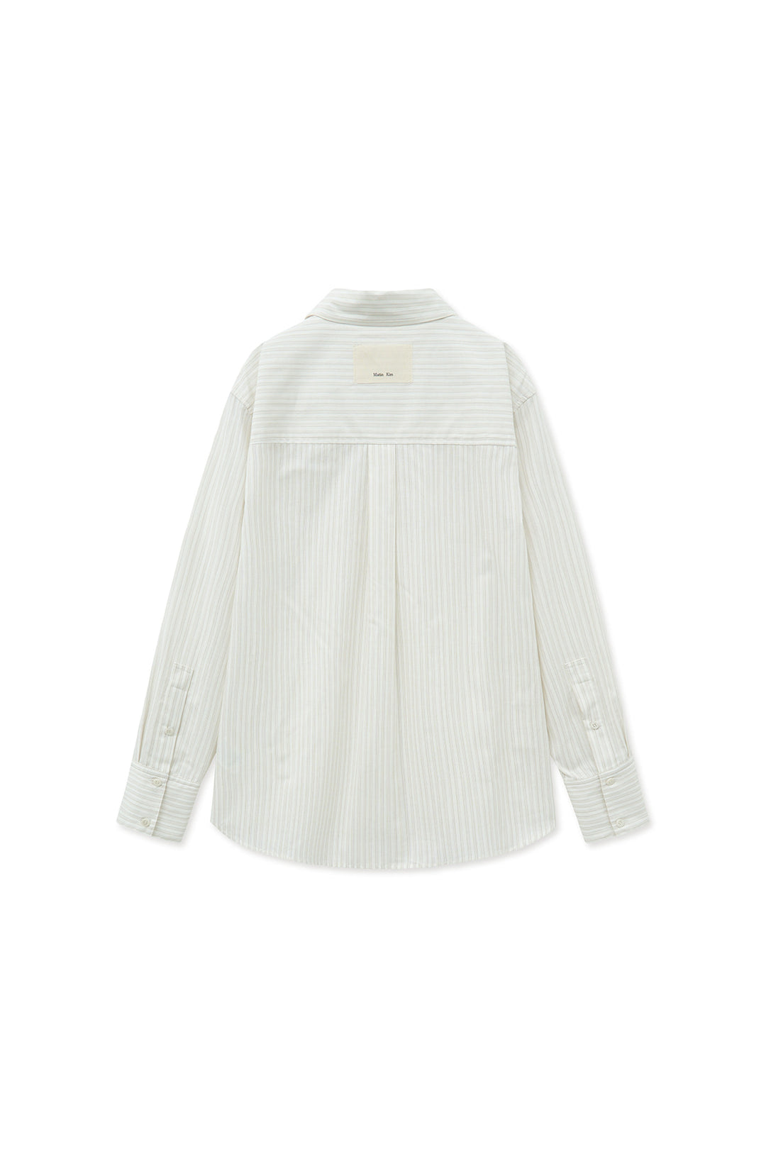 Matin Kim Pocket Line Point Shirt — Beige