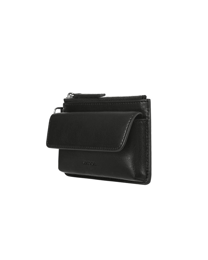 Stand Oil Chubby Zipper Wallet — Black