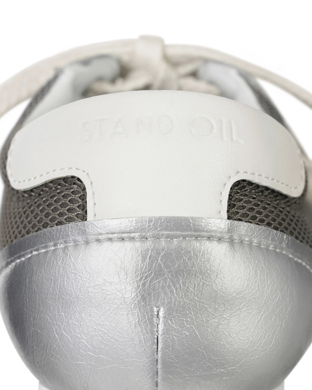 Stand Oil Morrow Square Sneakers — Silver
