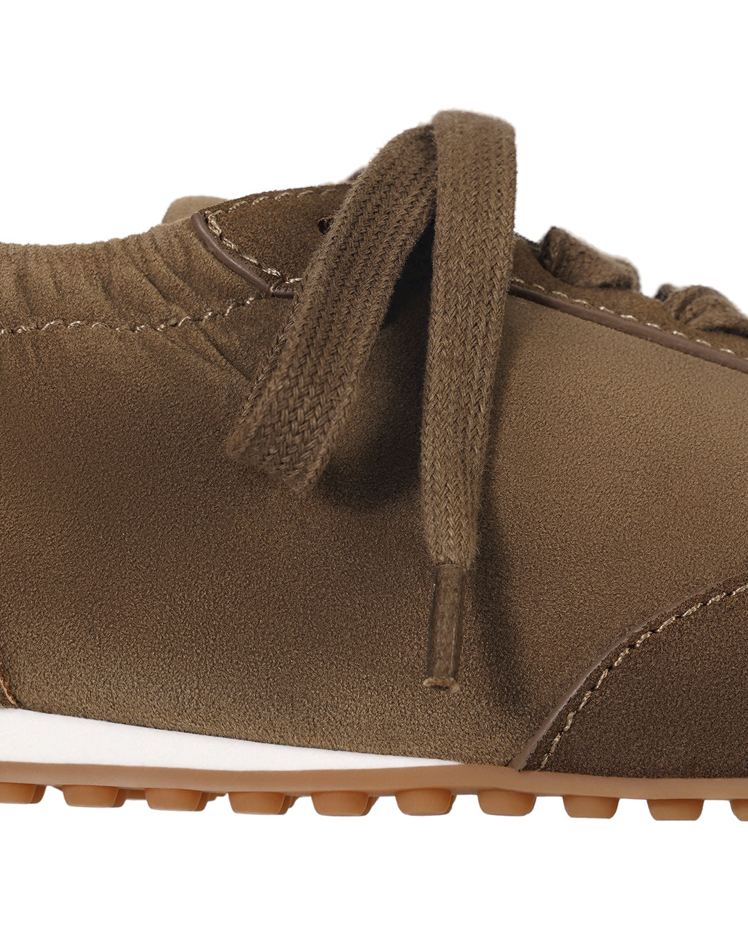 Stand Oil Double Tied Sneakers — Camel