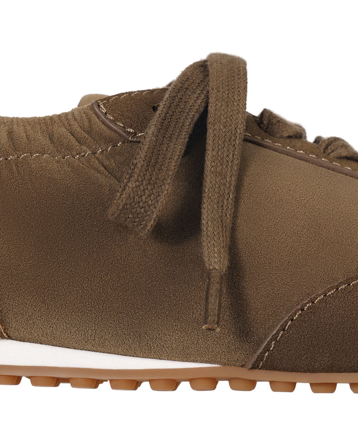 Stand Oil Double Tied Sneakers — Camel