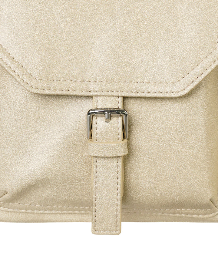 Stand Oil Joey Bag — Structured Crossbody — Cream