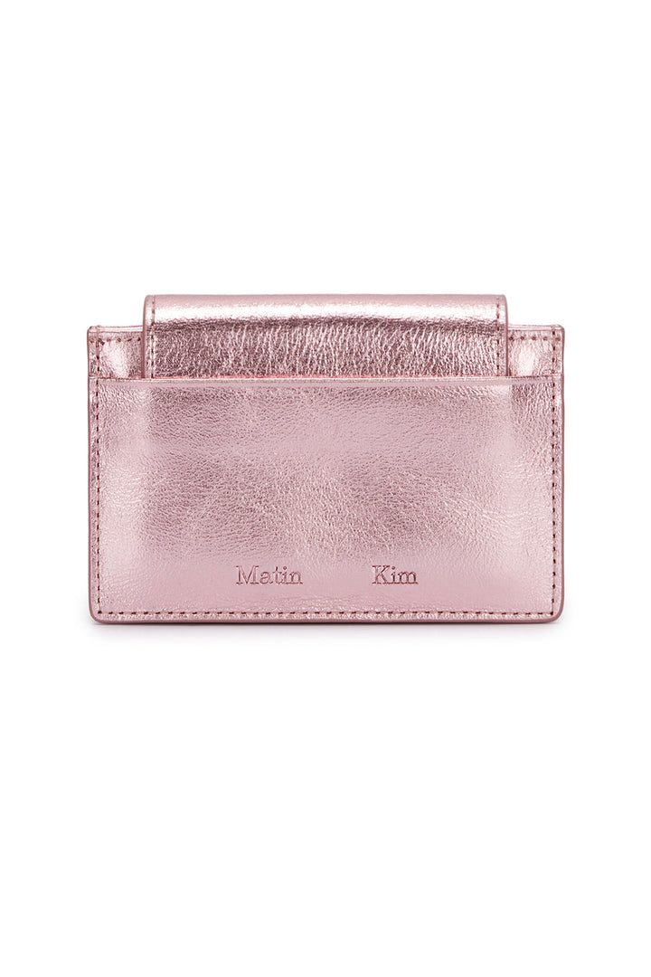 Matin Kim Accordion Wallet in Indian — Pink