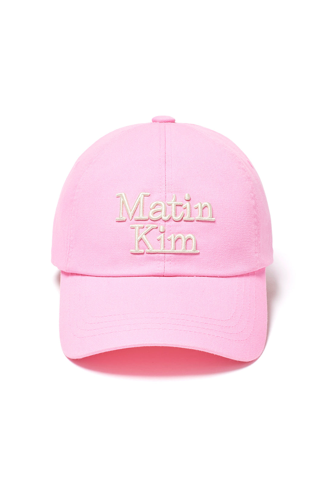 Matin Kim Volume Logo Ball Cap — Pink