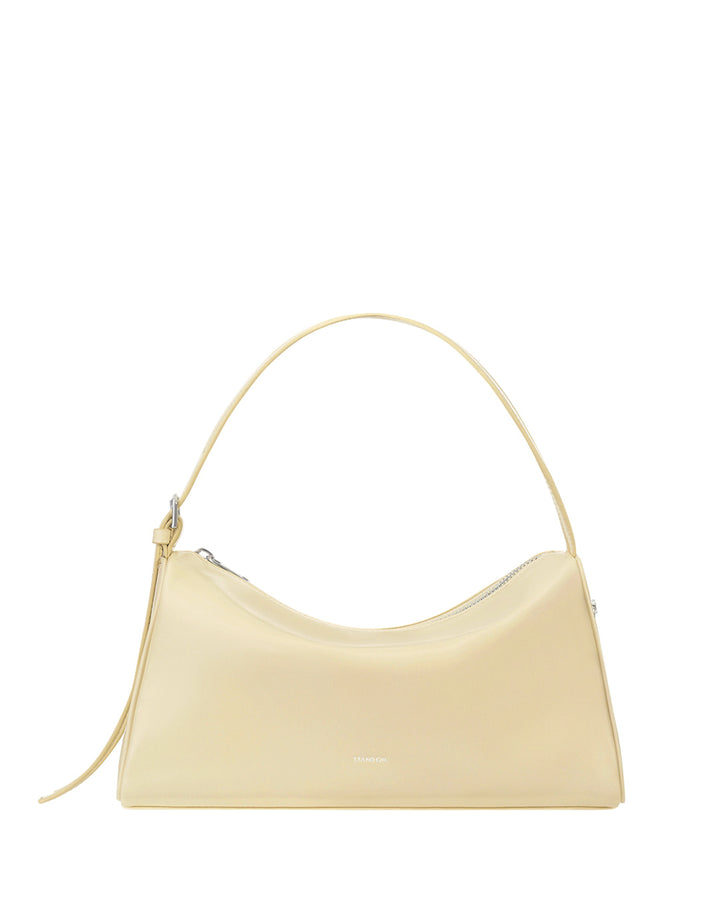 Stand Oil Melly Bag — Glossy Wrinkle Leather — Butter