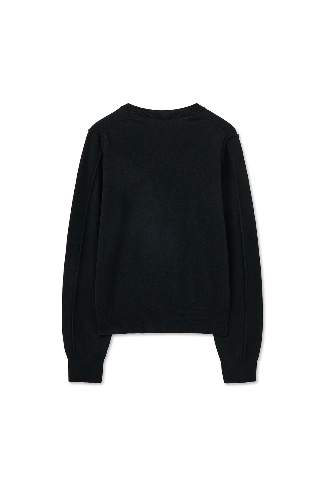 Matin Kim Cashmere Blended Round Knit — Black