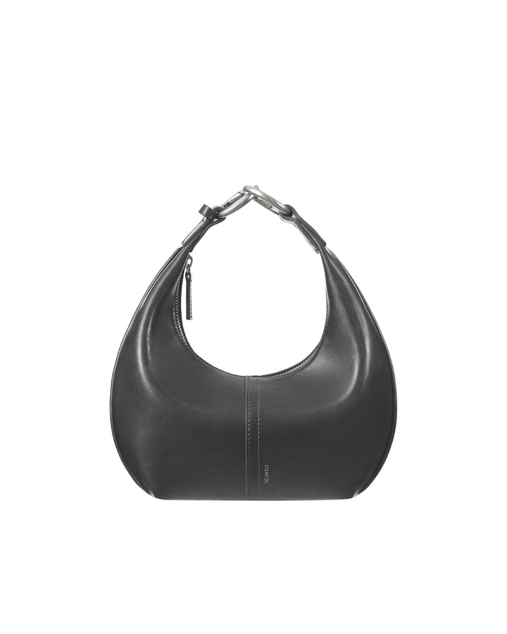 Stand Oil Tovi Bag — Half-Moon Tote — Metallic Gray