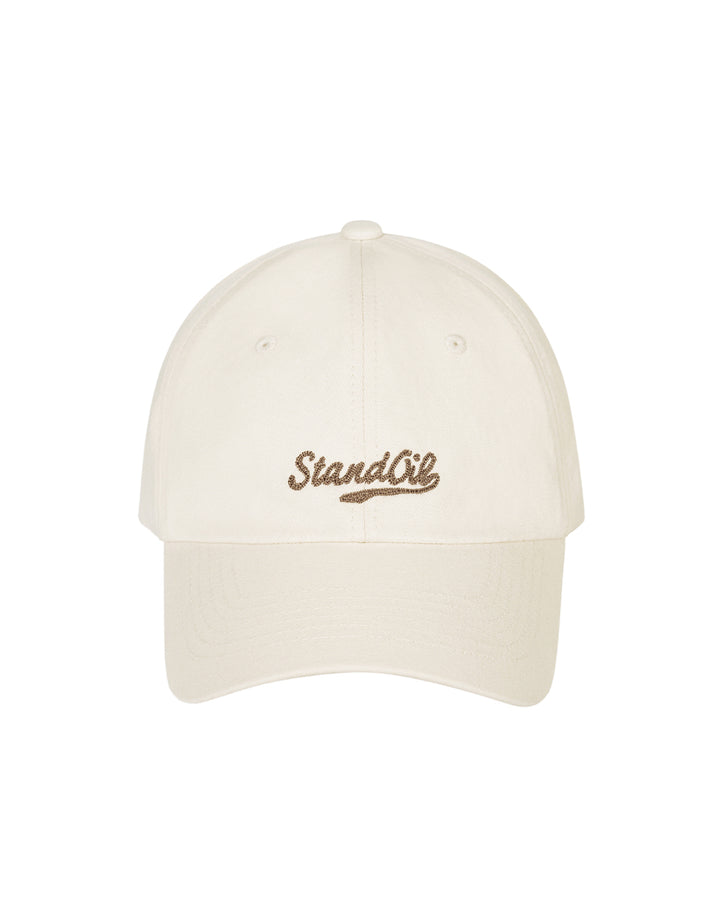 Stand Oil Logo Ball Cap — Cream