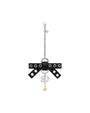 Stand Oil Bow Charm Keyring — Black