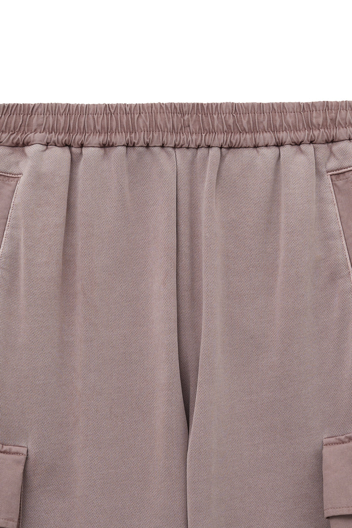 Matin Kim Pigment Dyed Cargo Pants — Pink