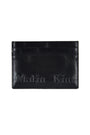 Matin Kim Embossed Logo Card Wallet — Black