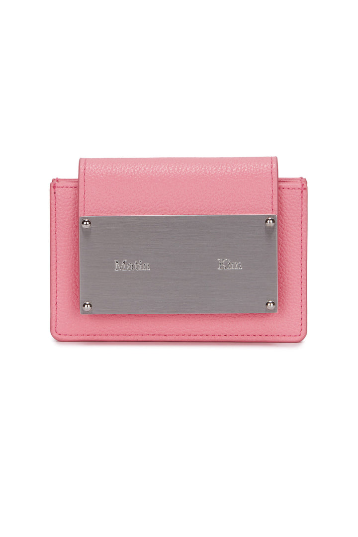 Matin Kim Accordion Wallet in Indian — Pink