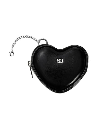 Stand Oil Heart Pods Keyring — Black
