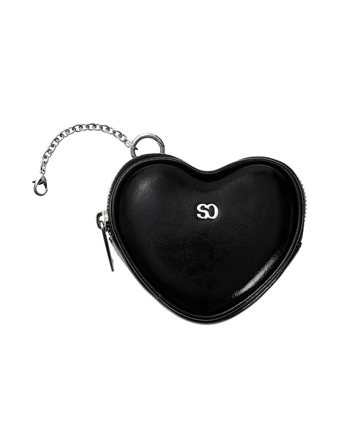 Stand Oil Heart Pods Keyring — Black