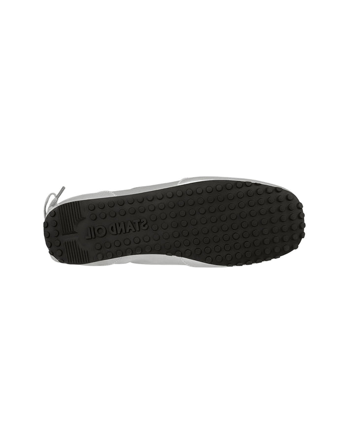 Stand Oil Double Tied Sneakers — Silver
