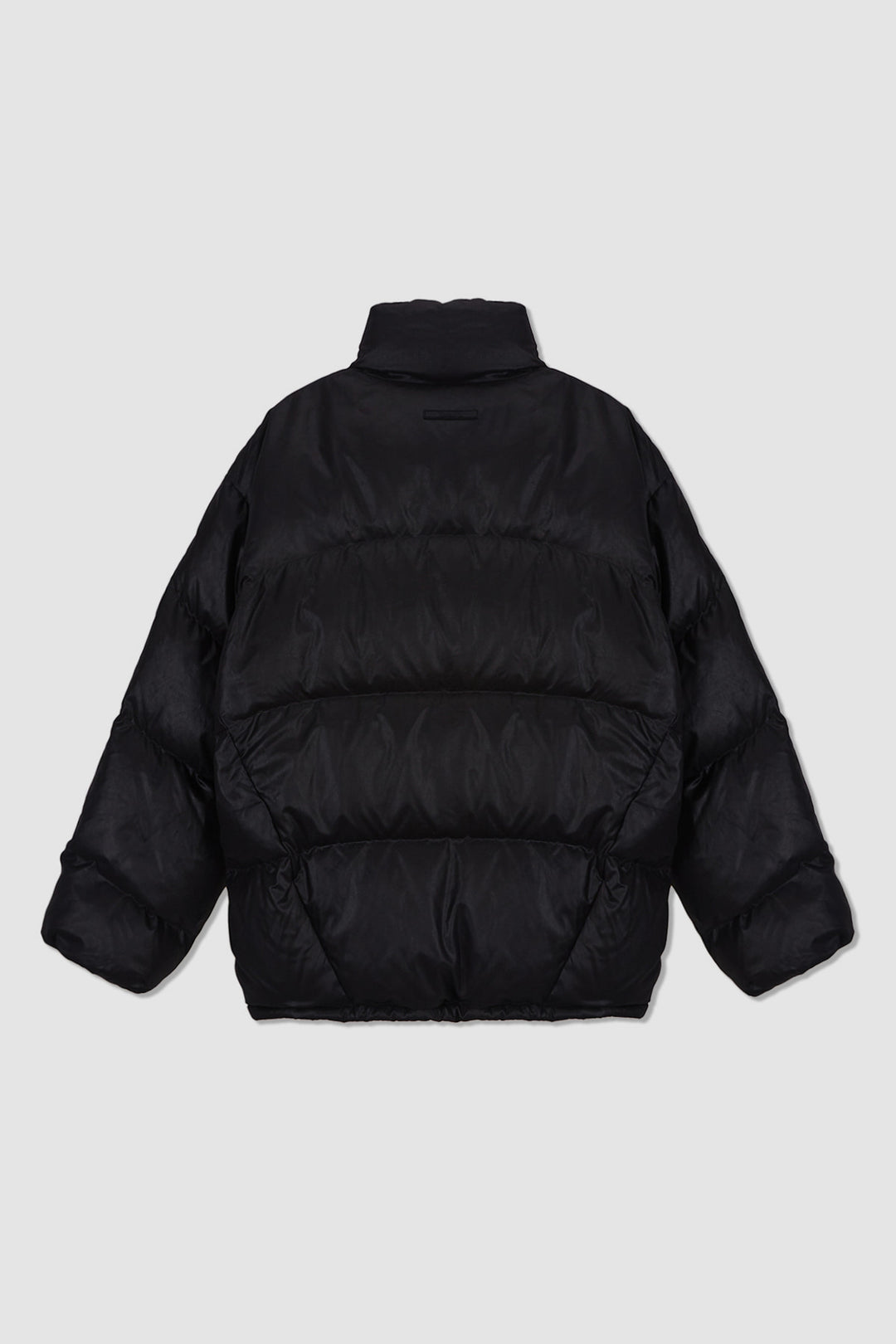 KIMMATIN Zipper Detail Goose Down Jumper — Black