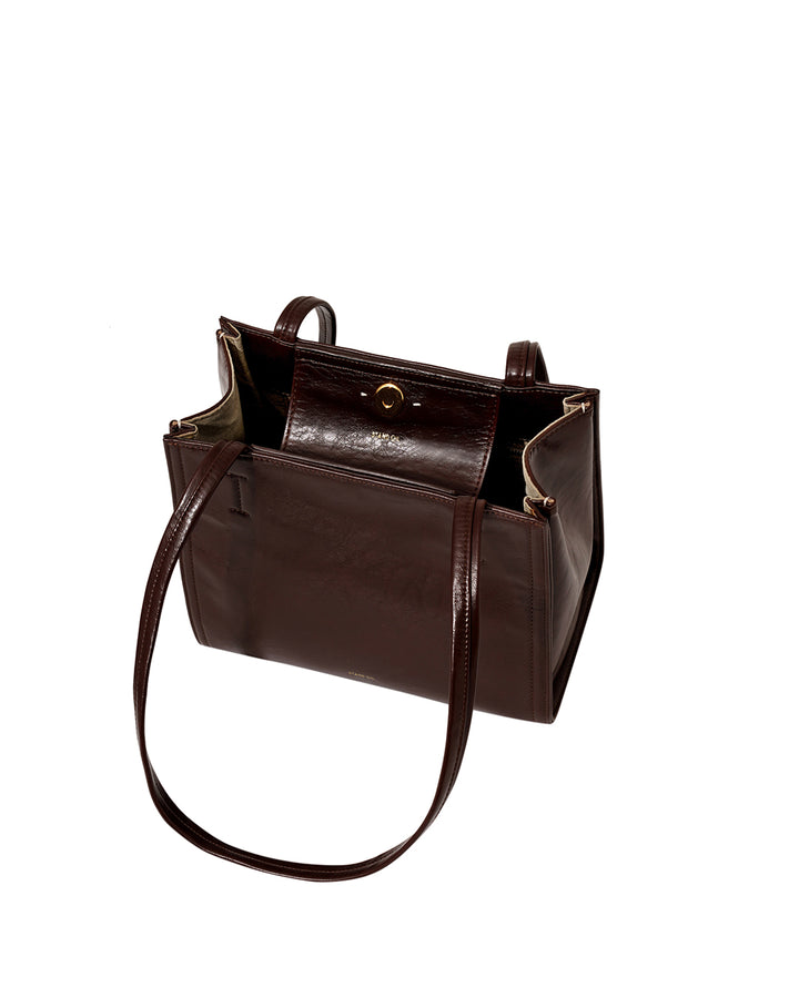 Stand Oil Oblong Mini Bag — Maroon