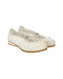 Stand Oil Tie Mary Jane Sneaker — Cream