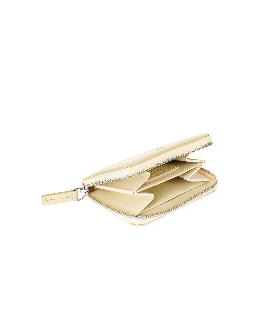 Stand Oil Post Wallet — Glossy Mini Cardholder — Butter