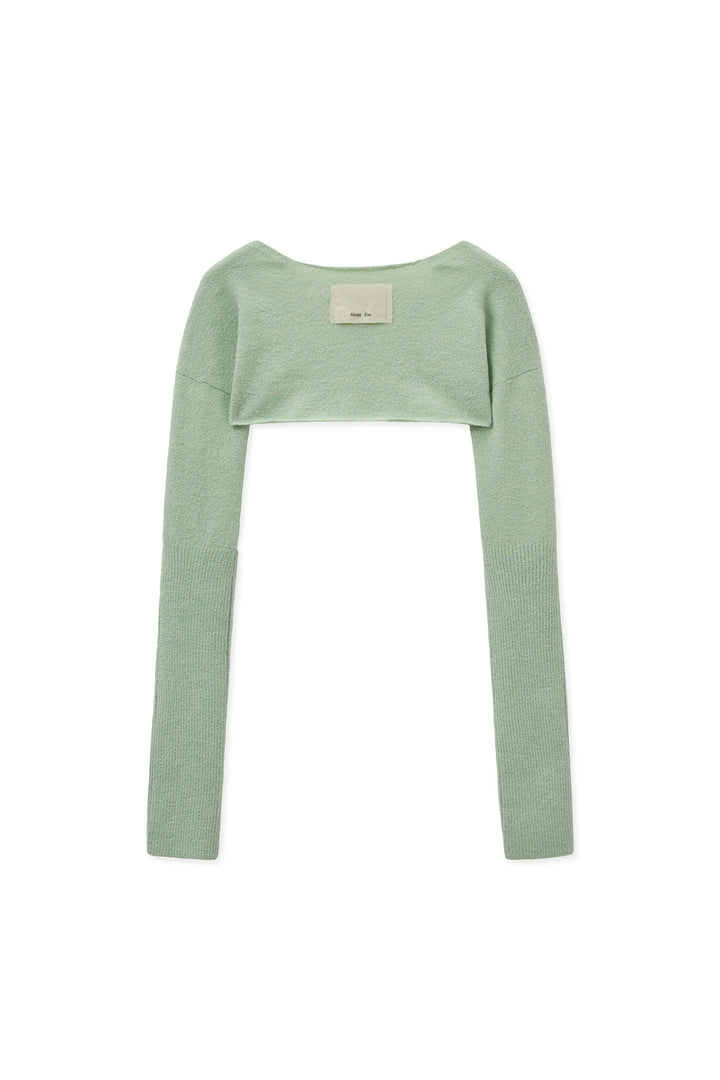 Matin Kim Bolero Knit Muffler Light — Green