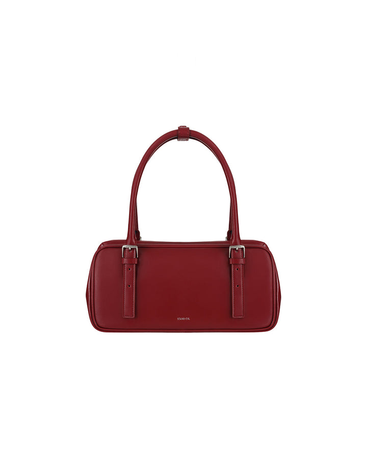 Stand Oil Square Bowling Bag — Red wine