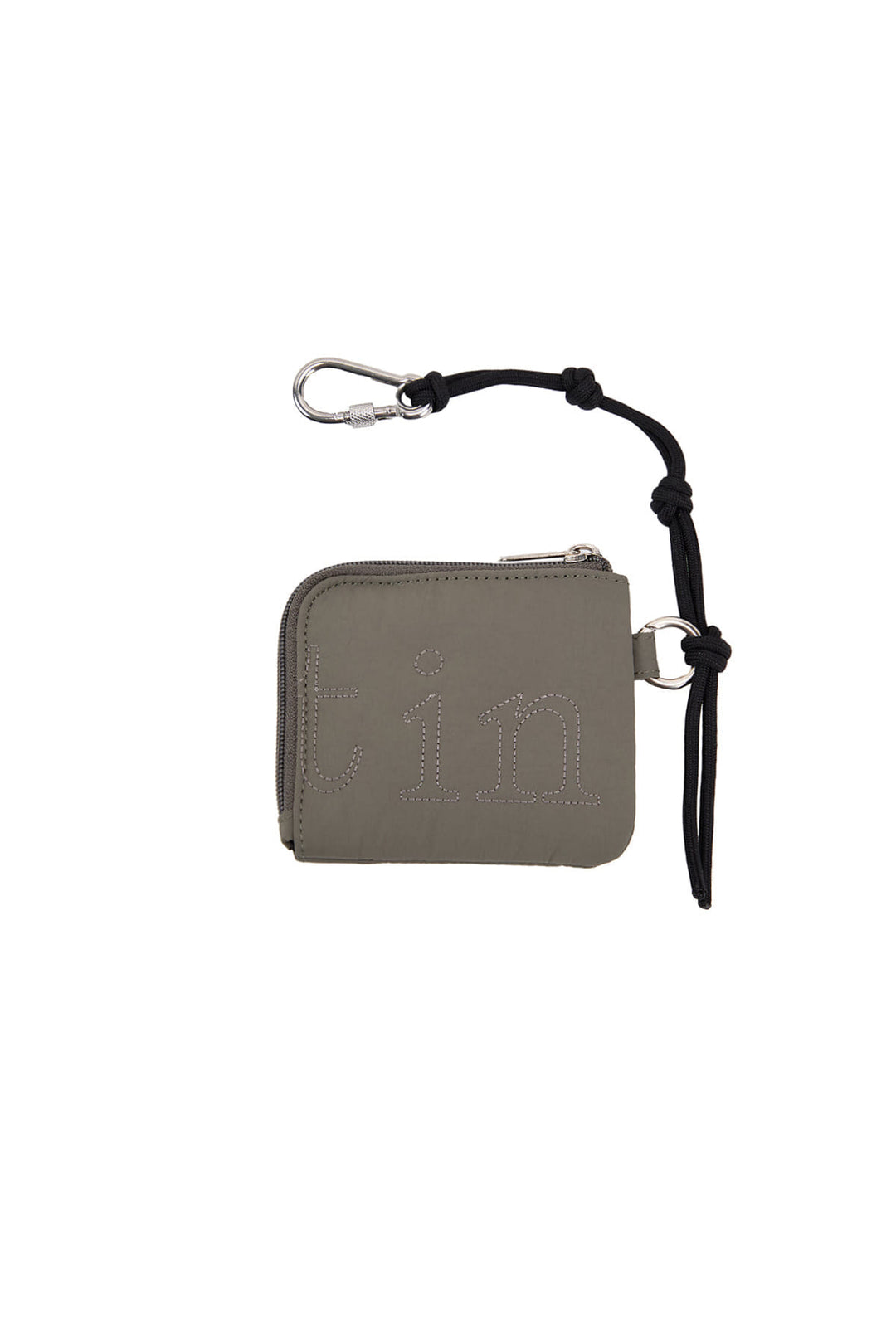 Matin Kim Logo Stitch Sporty Wallet — Khaki