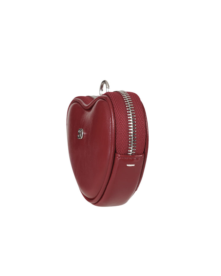 Stand Oil Heart Pods Keyring — Red wine