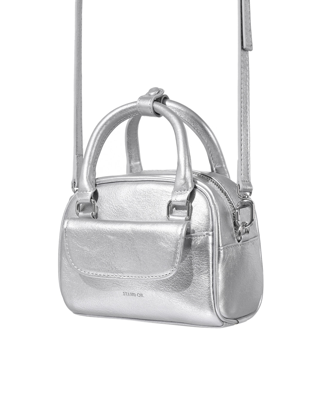 Stand Oil Chubby Bag Tiny — Silver